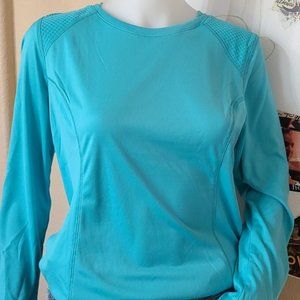 NWT COLUMBIA SUN LONG SLEEVES MEDIUM BLUE UPF 50
